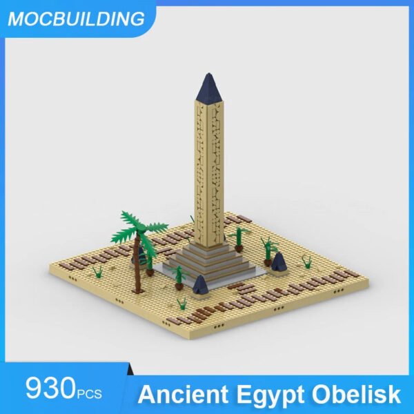 Ancient Egypt Temple Village Diorama – MOC Modular Architecture Buildi... #175