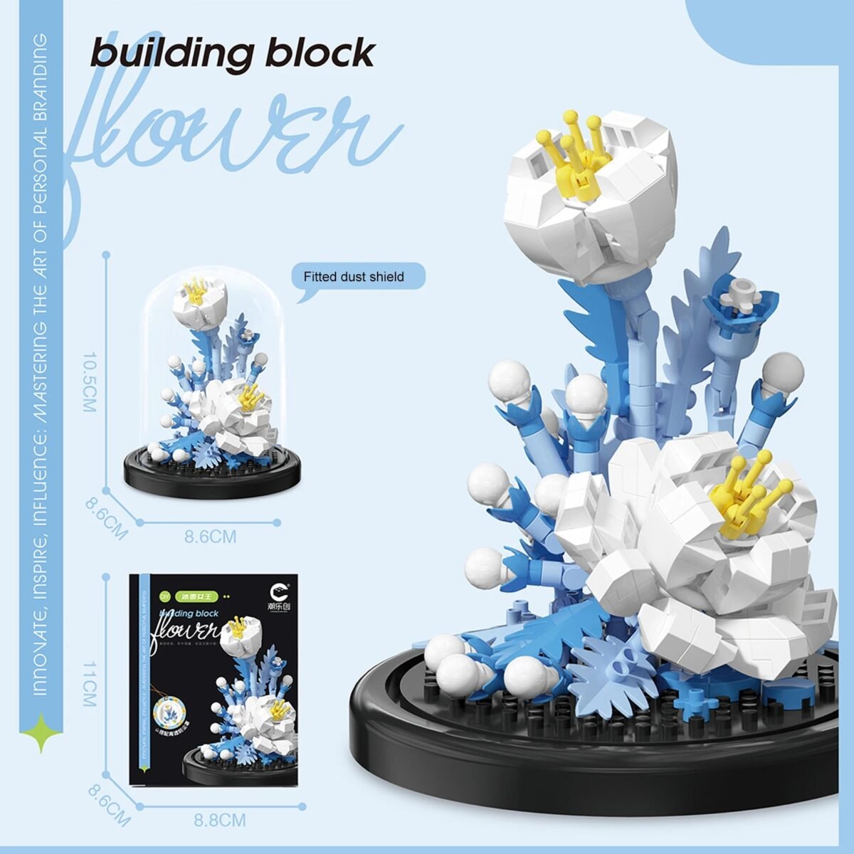 DIY Micro Flower Building Blocks Set – Eternal Life Mini Brick F... #100018786 - Image 8