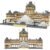 Knew Built Louvre Micro Mini Building Blocks Set – Architecture Toys f... #366