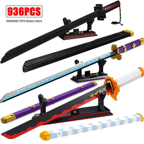 Build Your Own Legendary Katana – Samurai Sword Building Blocks ... #200006153