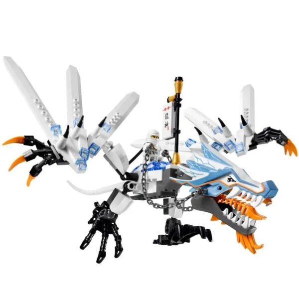 Frost Dragon Robot Mech Model – DIY Building Toy & Collectible S... #200003886