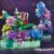 Botanical Garden Rose Building Blocks Toy – Potted Plant with Light #175
