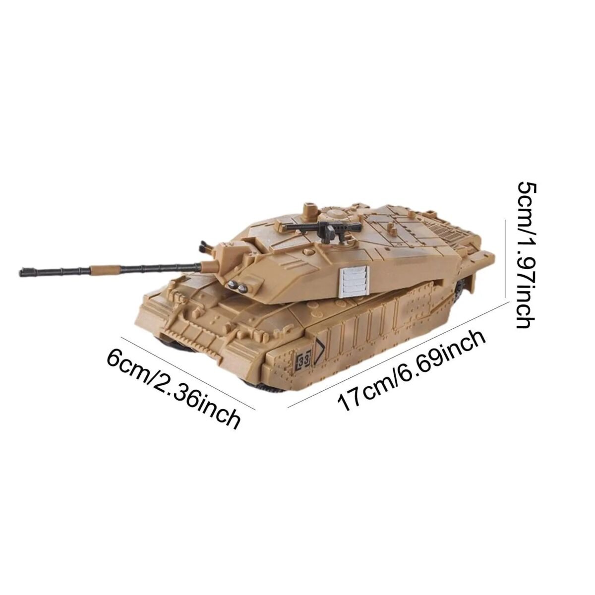 1/72 Scale Miniature Tank Model Kit – Military Building Toy & Collectible #691 - Image 6