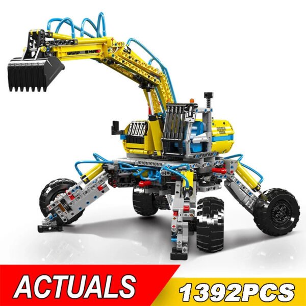MOULD KING 17060 Pneumatic All-Terrain Excavator Truck – Technical Bui... #193