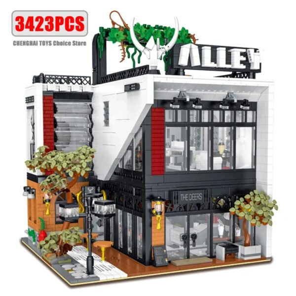 MOC-123898 Modern The Deer’s Milk Tea Shop Building Blocks Set – Modula... #29