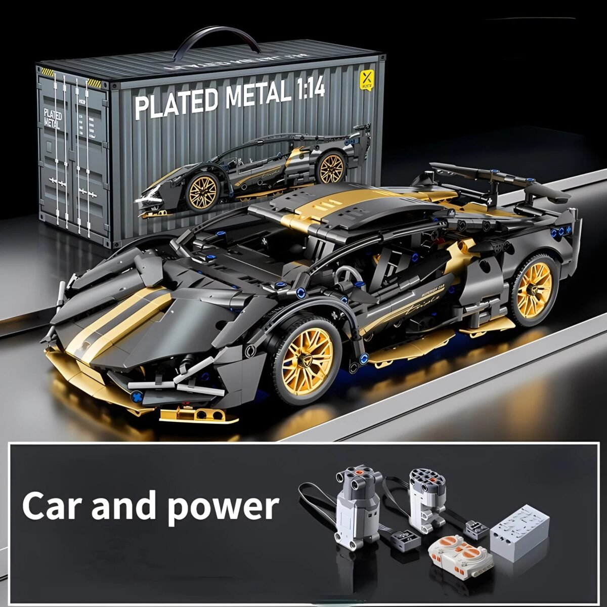 Technical Racing Sport Car Model Building Blocks – 1:14 Scale DIY Supe... #691 - Image 8