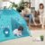 Kids Play Tent Blue Portable Camping #55951