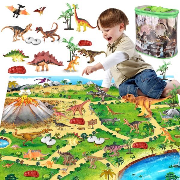 50pcs Dinosaur Figures Toys Activity Play #55955