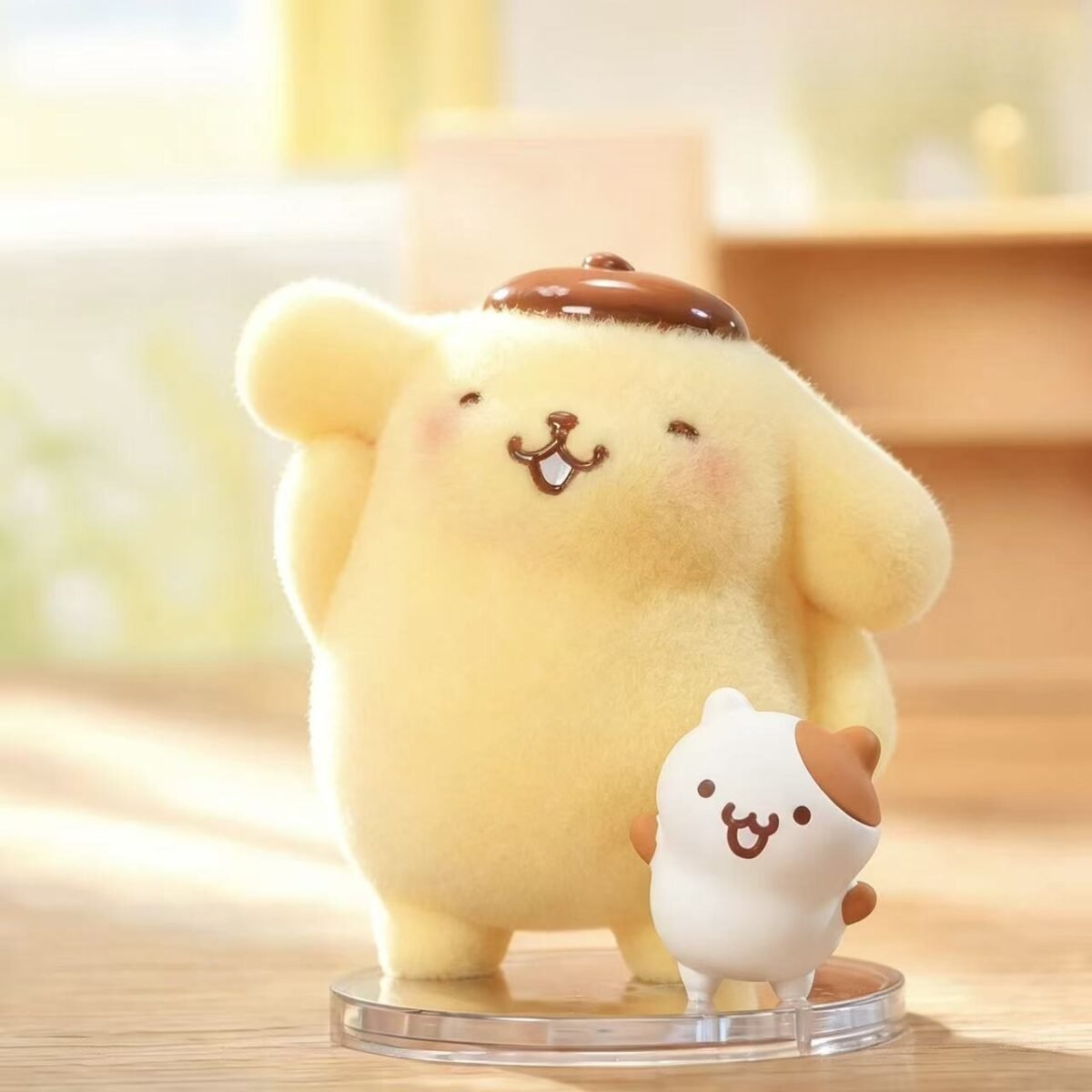 SANRI0 Pompompurin Floofy Daily Series Figure #12370109432126 - Image 6