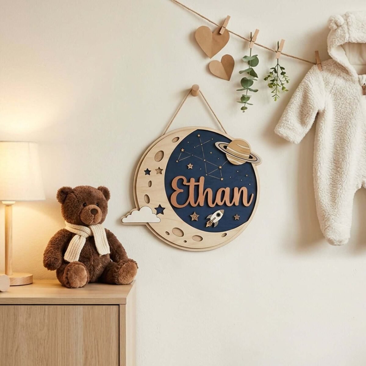 Personalized Name Sign for Nursery #59124 - Image 2