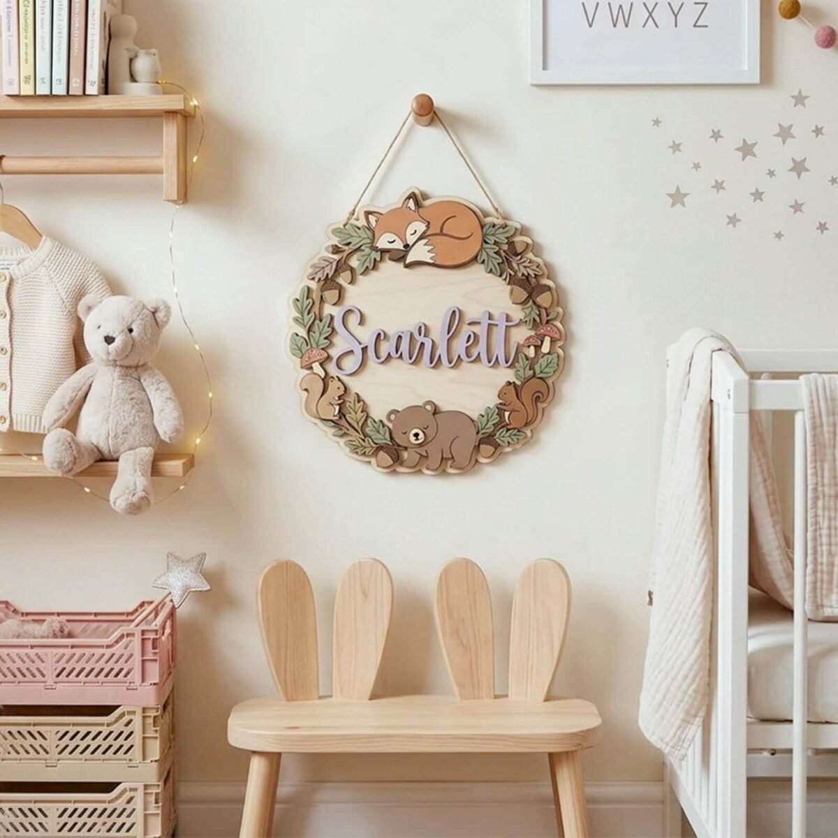 Personalized Name Sign for Nursery #59135 - Image 2
