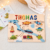 Personalized Wooden Name Puzzle - Vehicle Learning Toy for Toddlers #54908