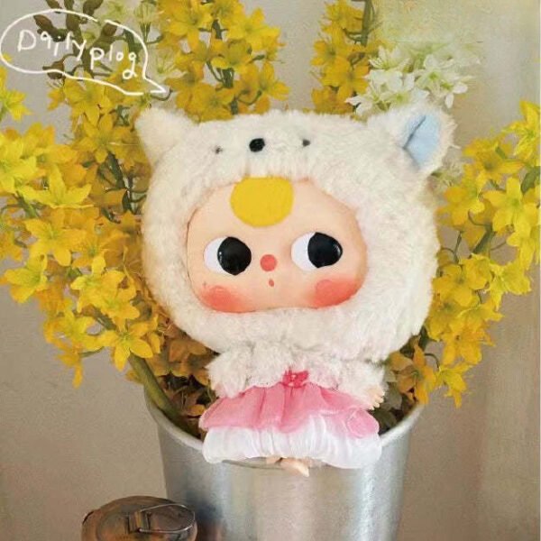 Baby Three - Big Head Baby Zipper Bag Plush Dolls, Blind Box