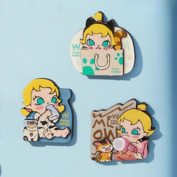 Baby Molly & Baby Tabby Series-Fridge Magnet Blind Box #4177