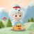 Hacipupu Fluffy Puppy Figure, Hanging Card #11925786198334