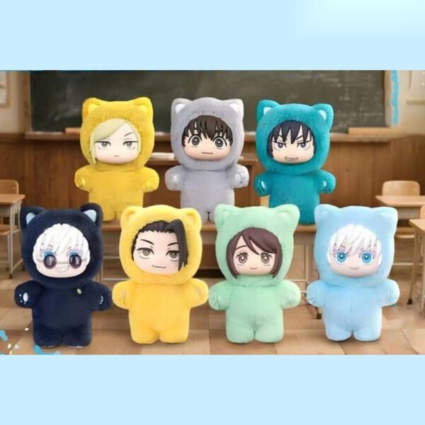 Jujutsu Kaisen Cat Ear Plushie Series Plush Dolls, Blind Box