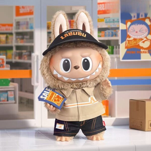 POP MART THE MONSTERS Labubu The Naughty Cashier Vinyl Plush