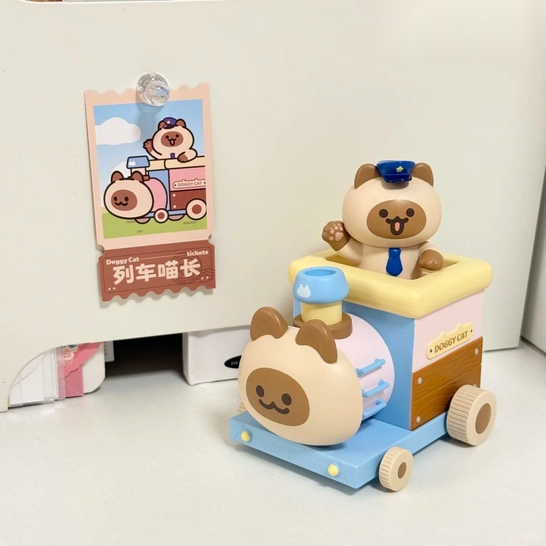 12227647537470 Doggy Cat Fantasy Train Series Figure #12227647537470 - Image 1