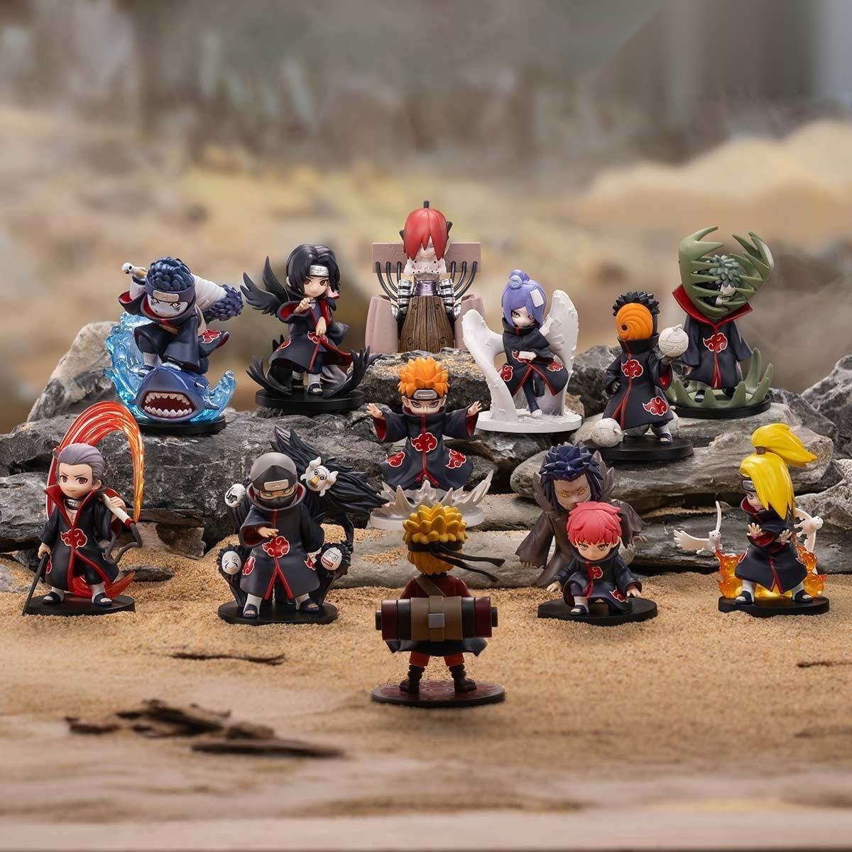 12237836681534 POP MART Series Battle Against Akatsuki Themed Figure Blind Box Collectible Figure Figure Blind Box - Image 1