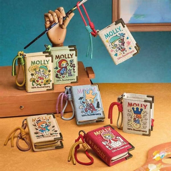 POP MART Molly Retro Book Mini Bag Blind Box Molly Blind Bo... #12306740052286