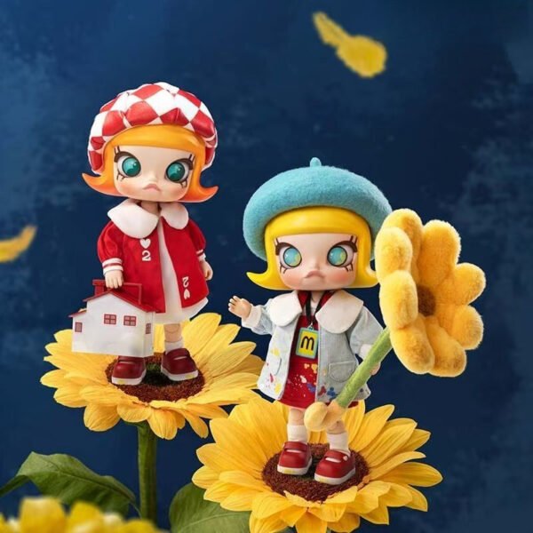 POP MART Molly Series 1/8 Action Figure Blind Box Molly 1/8 Collectible Action Figure Figure Blind Box