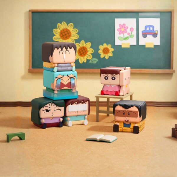 Crayon Shinchan POP CUBE-1 Series Figures Blind Box