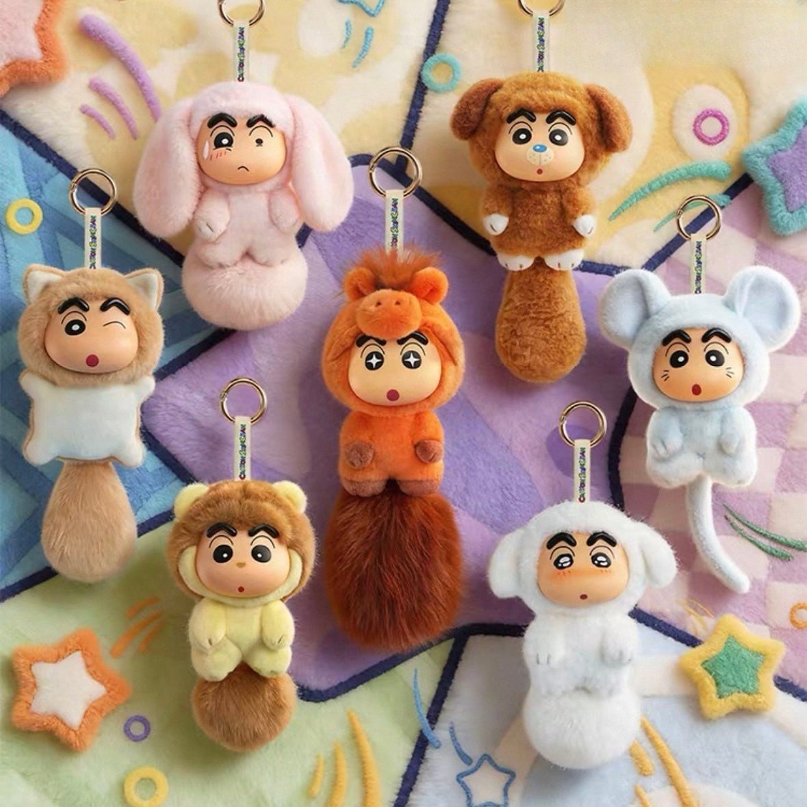 12338281087294 Cute Plush Pendant Doll Keychain Bag Charm (276) - Image 1