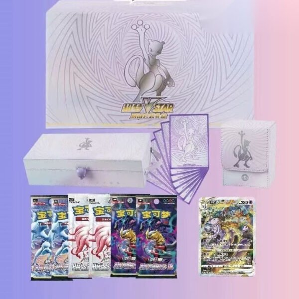 Pokémon TCG Mewtwo VSTAR Collection Series Card Display Set
