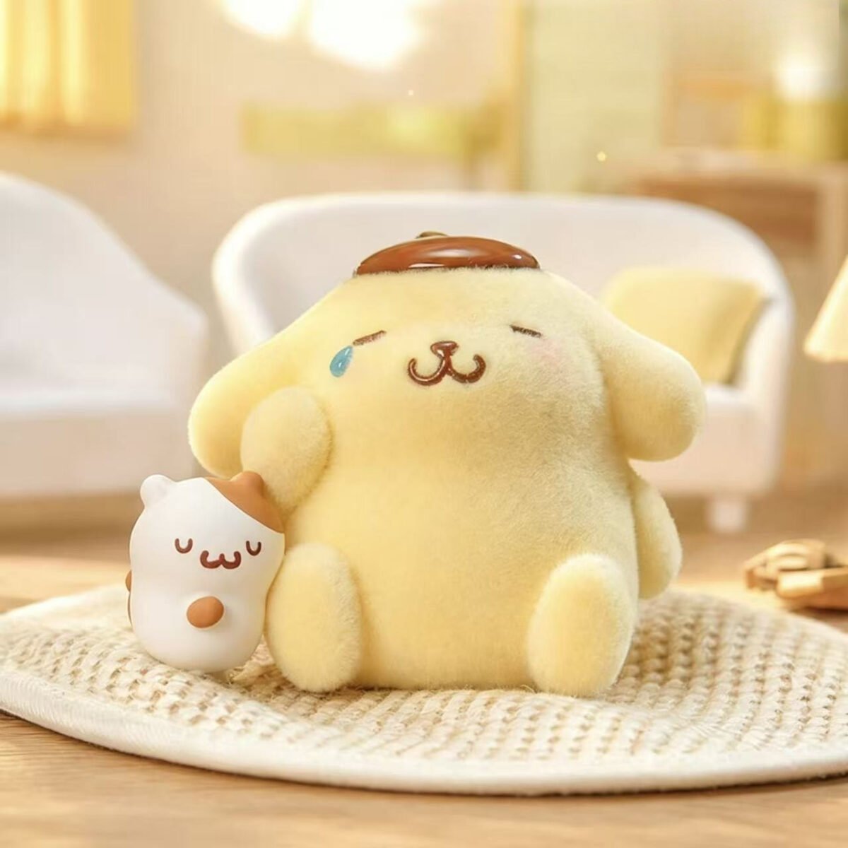 SANRI0 Pompompurin Floofy Daily Series Figure #12370109432126 - Image 1