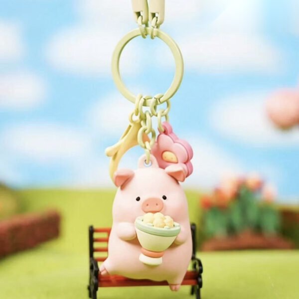 LuLu Piggy Flower World Series Keychain #12377663209790