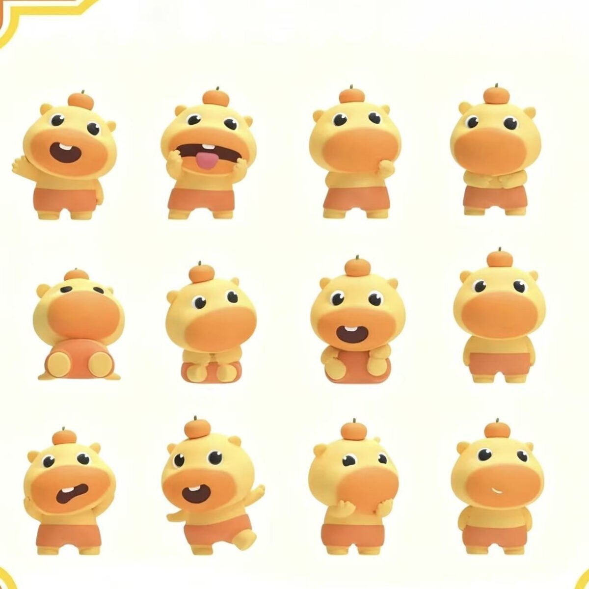 12395996021054 Capybara Lulu Mini Grain Series Figure - Image 1
