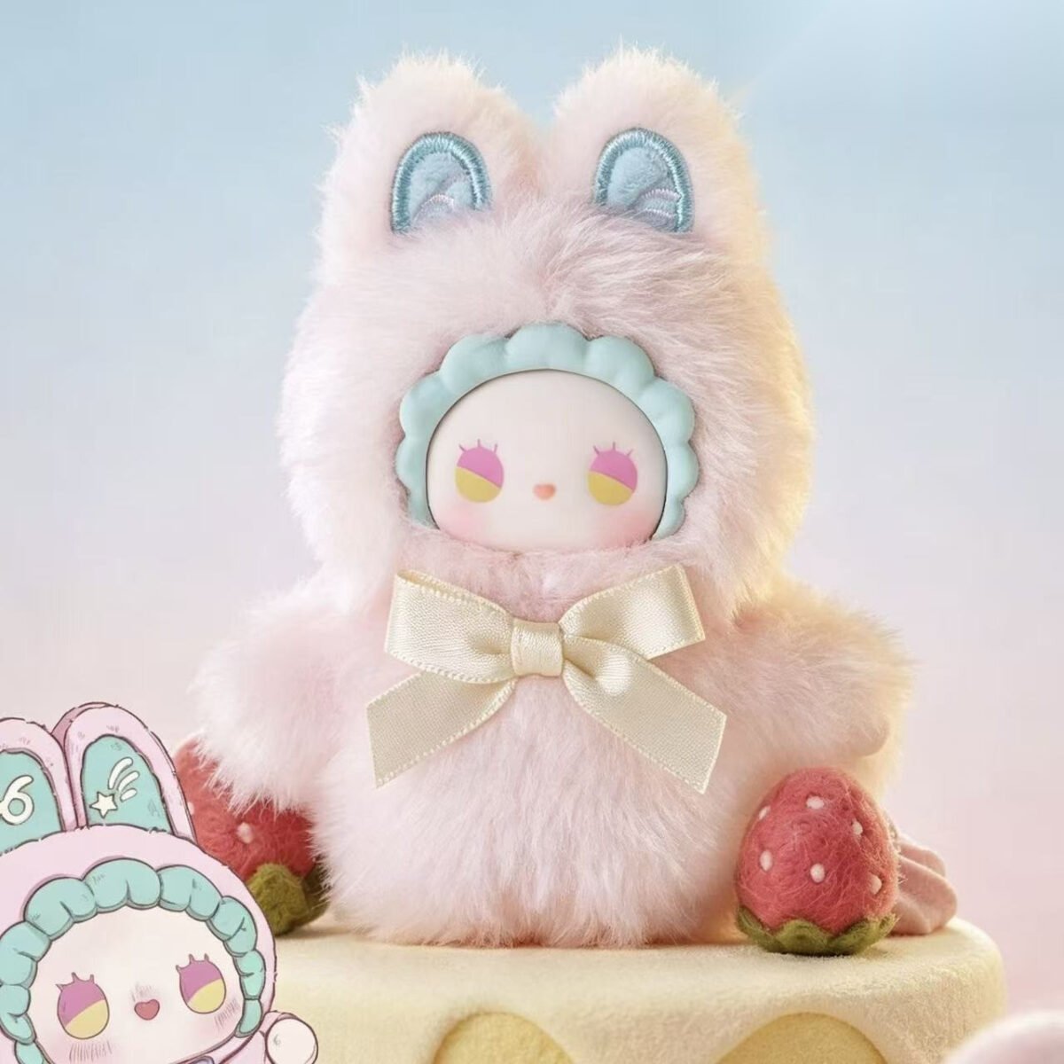 12417651671358 Cute Plush Pendant Doll Keychain Bag Charm (202) - Image 1