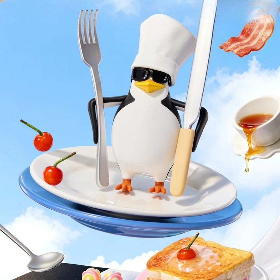 12512491077950 William Tell Penguin The Fine Gent Tasting Series Figure Blind Box - Image 1