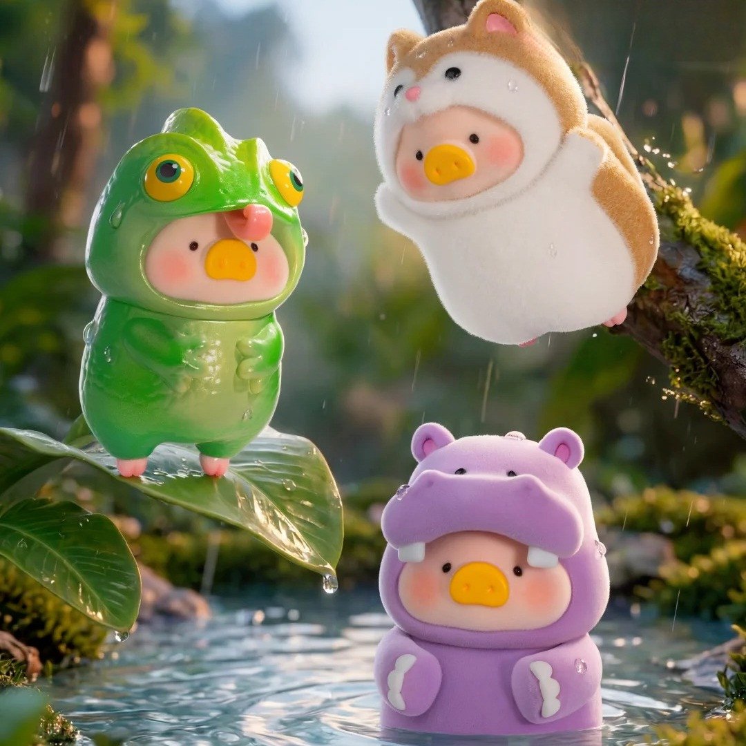 12525099516222 LuLu Piggy Animal Party Series Figure #12525099516222 - Image 1