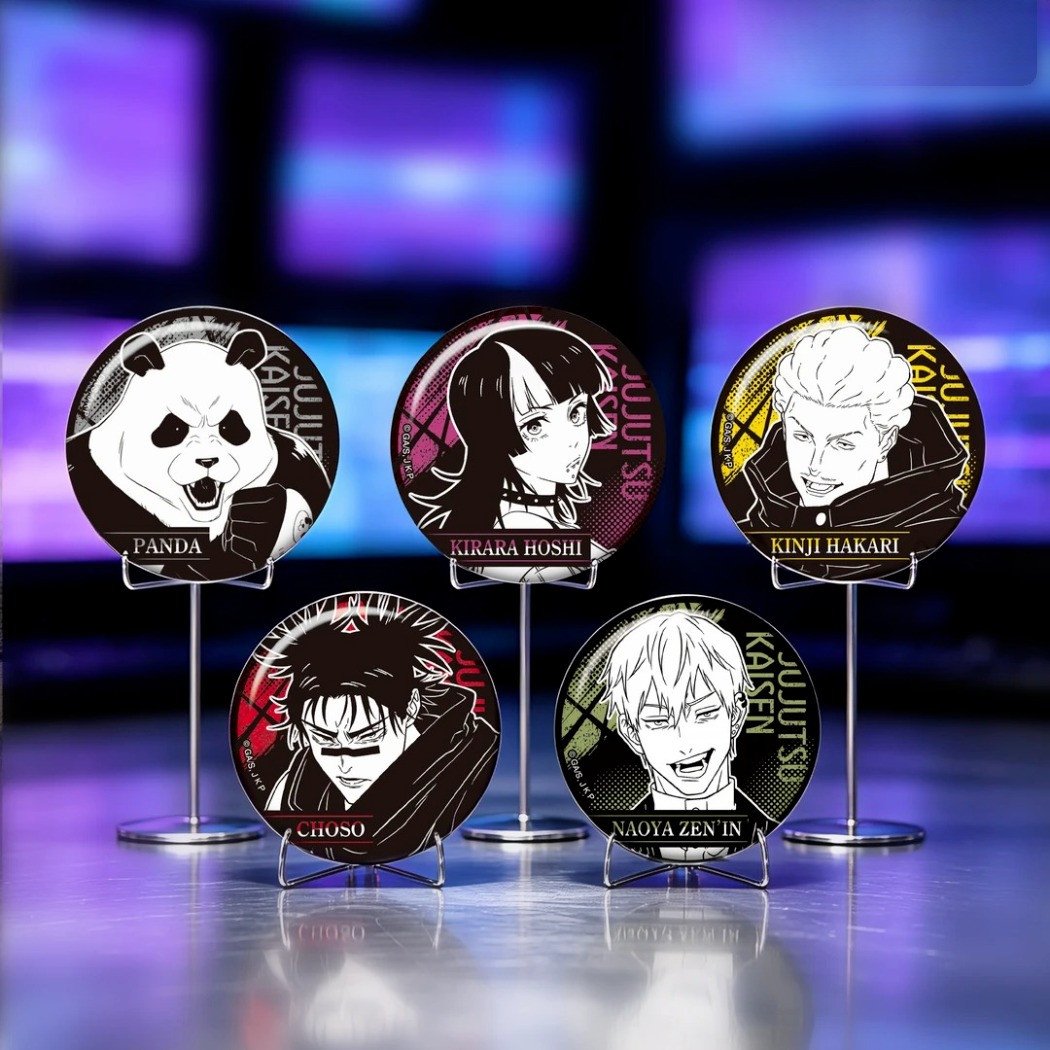 12525918421310 Jujutsu Kaisen Badge Pin - Image 1