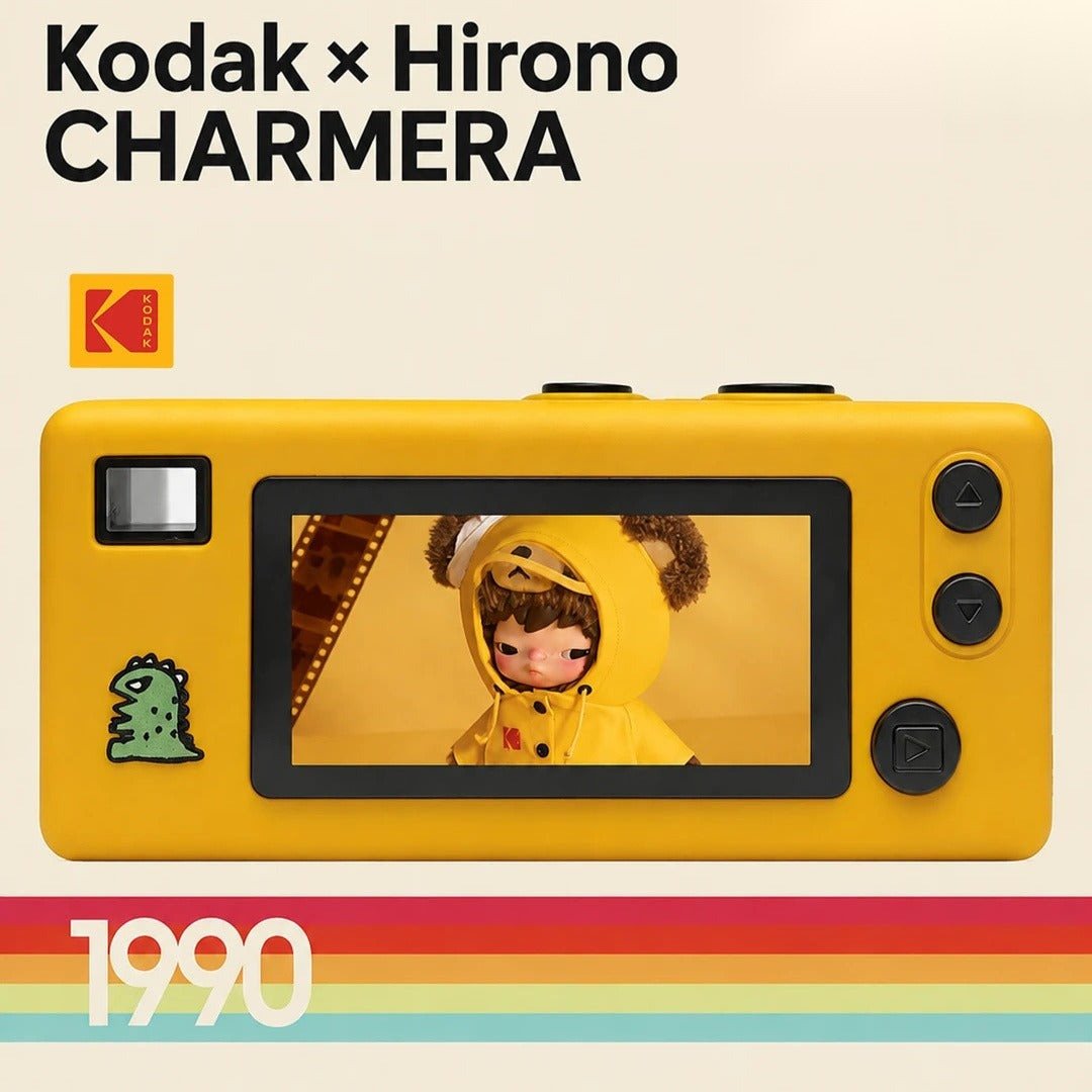 12577138442558 Hirono × Kodak Charmera Keychain Digital Camera - Image 1