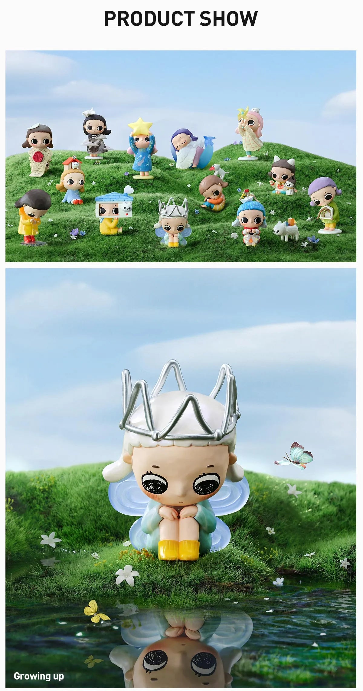POPMART,Labubu,Babythree,CryingBaby,DIMOO,MOLLY,The Monsters,Skullpanda,Mokoko,zimomo,Sonny Angel,Sanrio ,disney,miniso,Pokemon,Liila cat,Blind Box