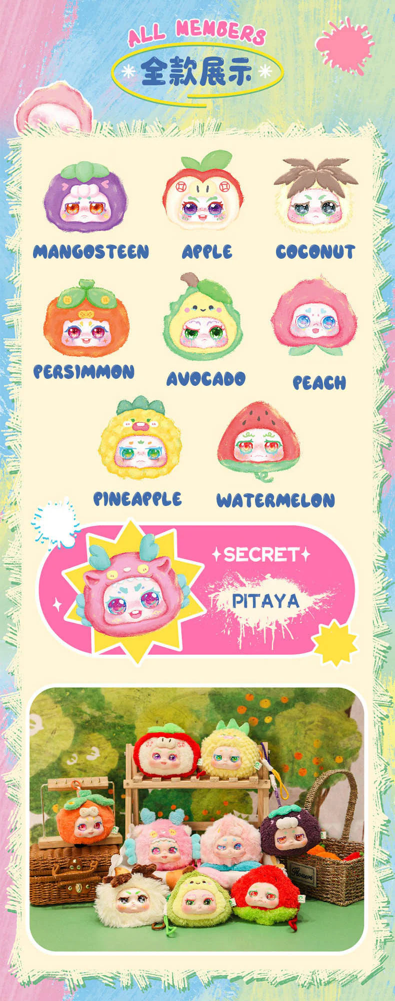 POPMART,Labubu,Babythree,CryingBaby,DIMOO,MOLLY,The Monsters,Skullpanda,Mokoko,zimomo,Sonny Angel,Sanrio ,disney,miniso,Pokemon,Liila cat,Blind Box