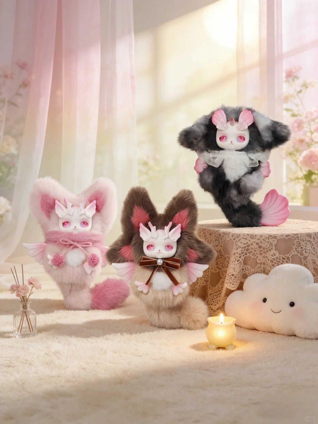 POPMART,Labubu,Babythree,CryingBaby,DIMOO,MOLLY,The Monsters,Skullpanda,Mokoko,zimomo,Sonny Angel,Sanrio ,disney,miniso,Pokemon,Liila cat,Blind Box