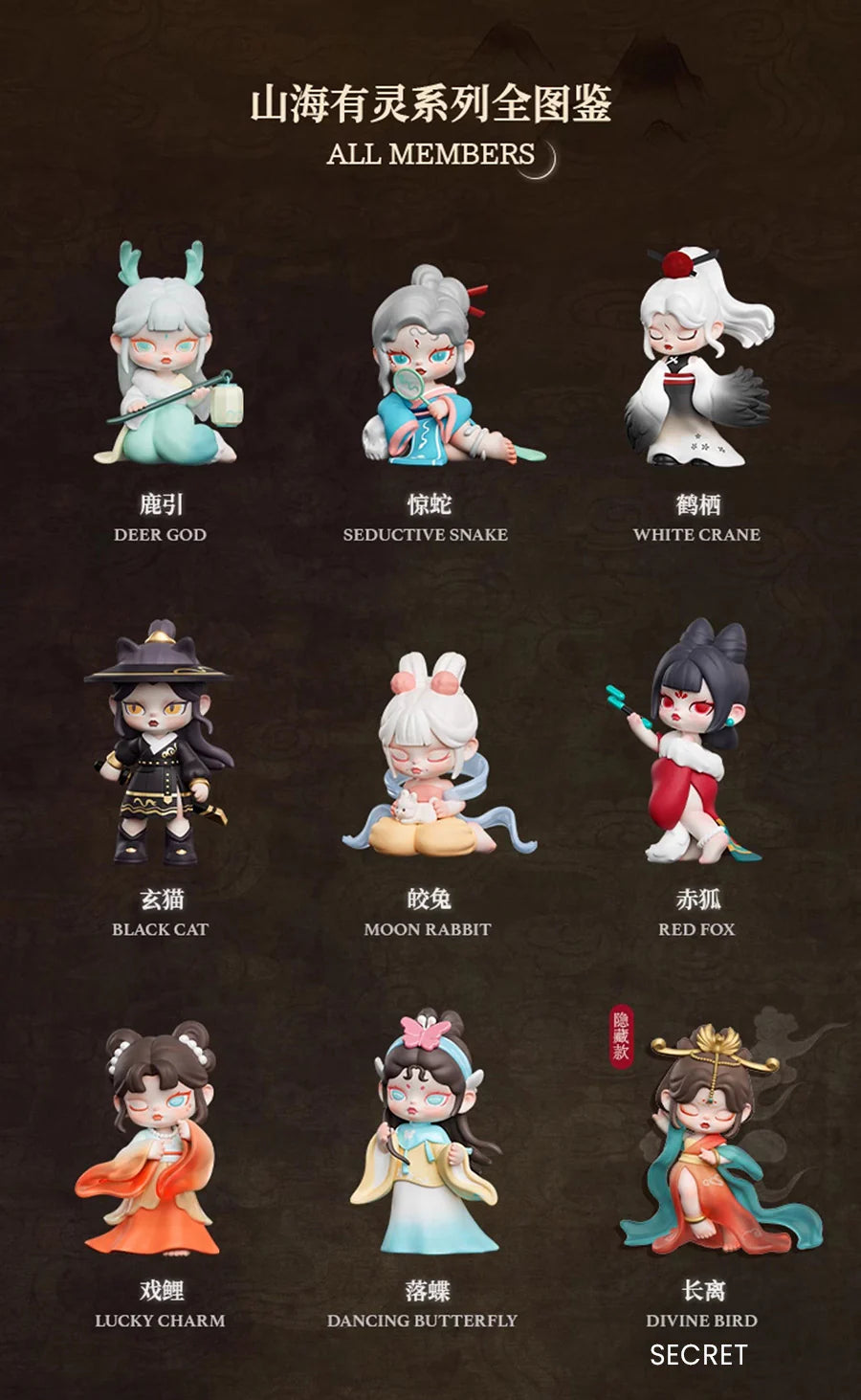 POPMART,Labubu,Babythree,CryingBaby,DIMOO,MOLLY,The Monsters,Skullpanda,Mokoko,zimomo,Sonny Angel,Sanrio ,disney,miniso,Pokemon,Liila cat,Blind Box