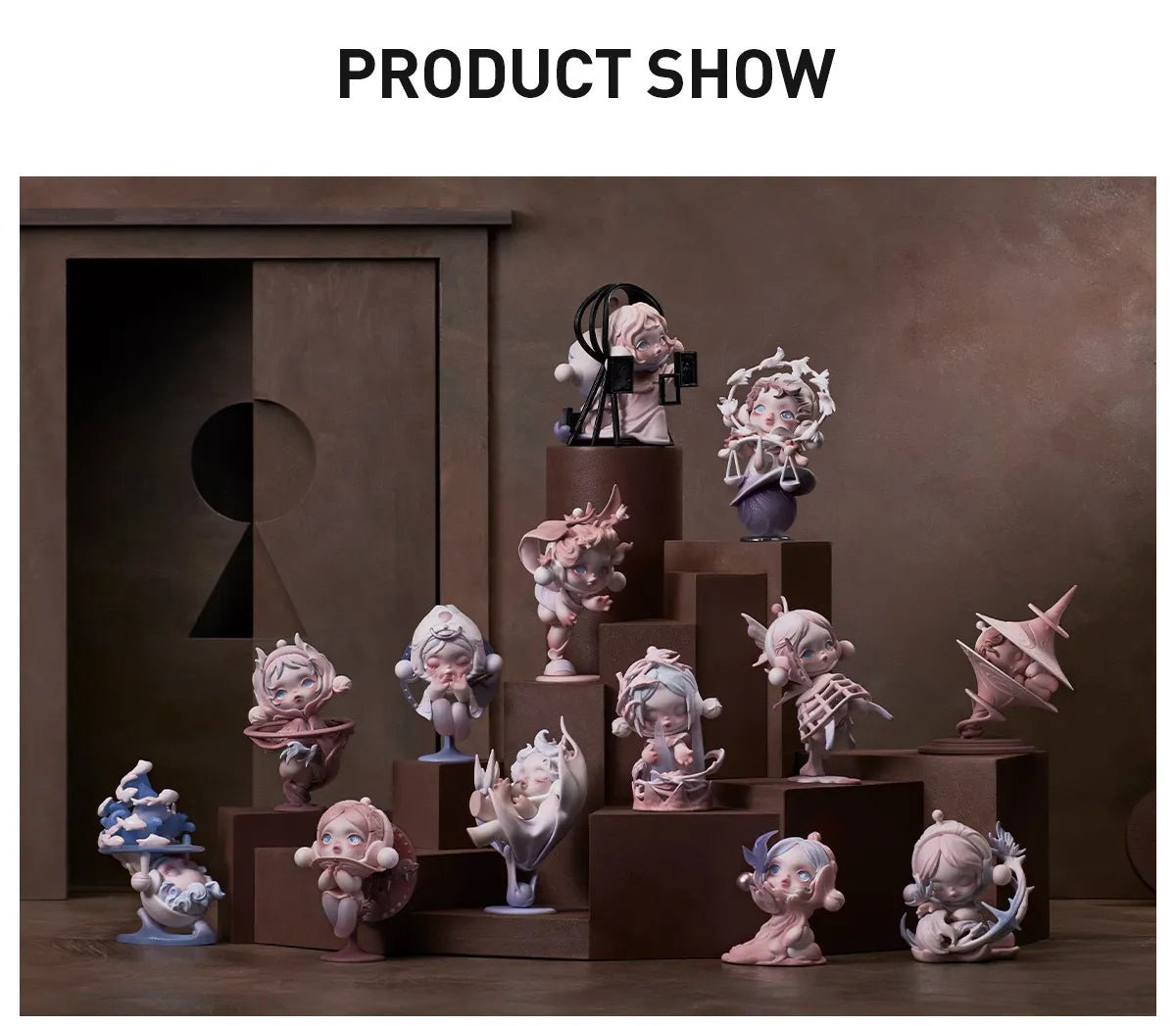 POPMART,Labubu,Babythree,CryingBaby,DIMOO,MOLLY,The Monsters,Skullpanda,Mokoko,zimomo,Sonny Angel,Sanrio ,disney,miniso,Pokemon,Liila cat,Blind Box