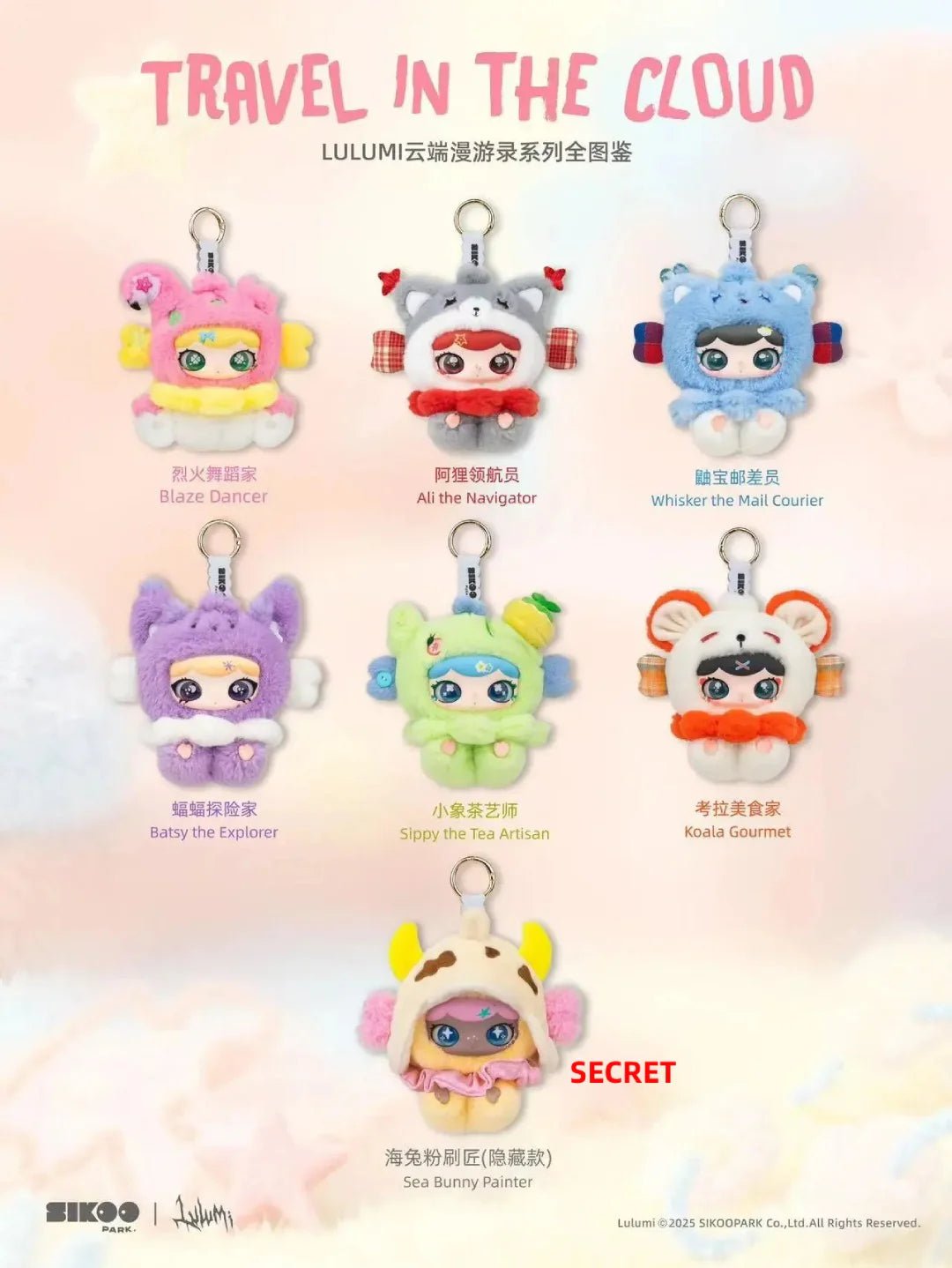 POPMART,Labubu,Babythree,CryingBaby,DIMOO,MOLLY,The Monsters,Skullpanda,Mokoko,zimomo,Sonny Angel,Sanrio ,disney,miniso,Pokemon,Liila cat,Blind Box