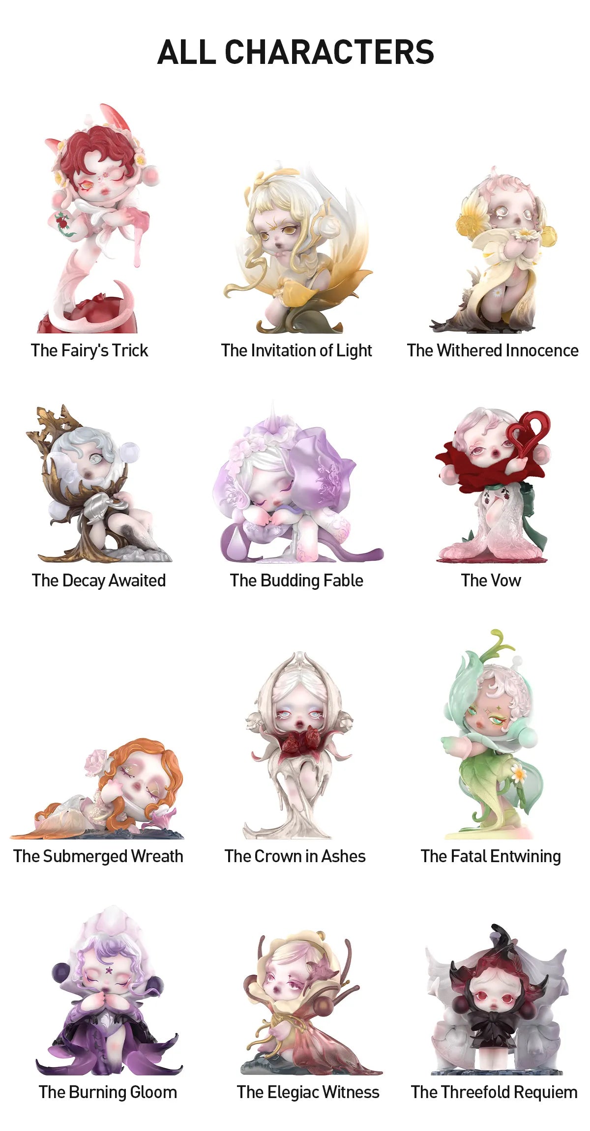 POPMART,Labubu,Babythree,CryingBaby,DIMOO,MOLLY,The Monsters,Skullpanda,Mokoko,zimomo,Sonny Angel,Sanrio ,disney,miniso,Pokemon,Liila cat,Blind Box