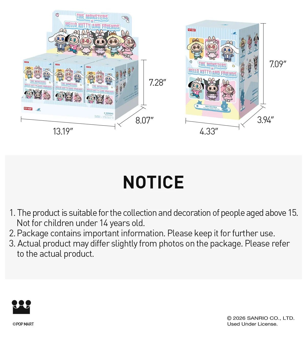 POPMART,Labubu,Babythree,CryingBaby,DIMOO,MOLLY,The Monsters,Skullpanda,Mokoko,zimomo,Sonny Angel,Sanrio ,disney,miniso,Pokemon,Liila cat,Blind Box