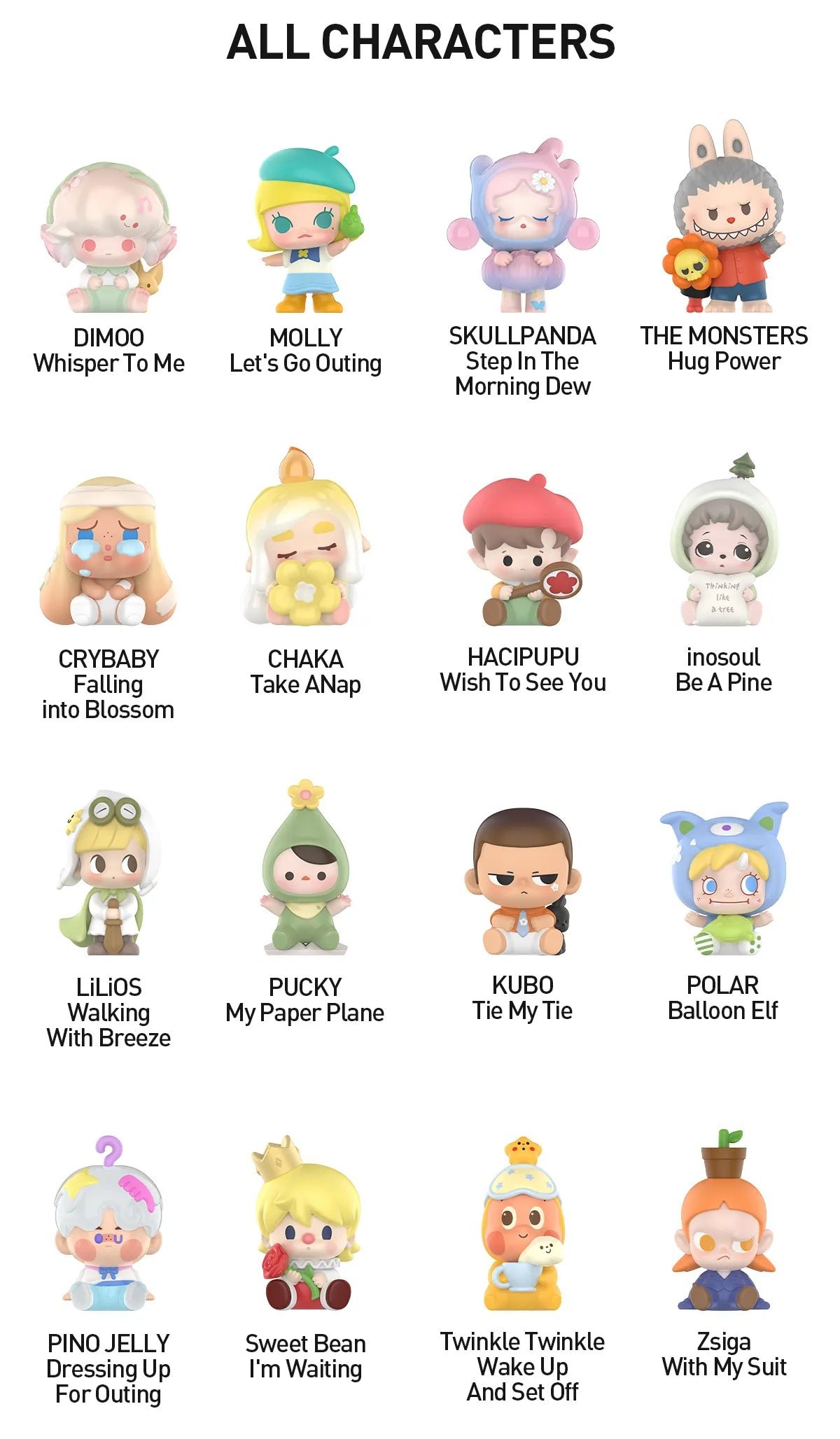 POPMART,Labubu,Babythree,CryingBaby,DIMOO,MOLLY,The Monsters,Skullpanda,Mokoko,zimomo,Sonny Angel,Sanrio ,disney,miniso,Pokemon,Liila cat,Blind Box POPMART,Labubu,Babythree,CryingBaby,DIMOO,MOLLY,The Monsters,Skullpanda,Mokoko,zimomo,Sonny Angel,Sanrio ,disney,miniso,Pokemon,Liila cat,Blind Box