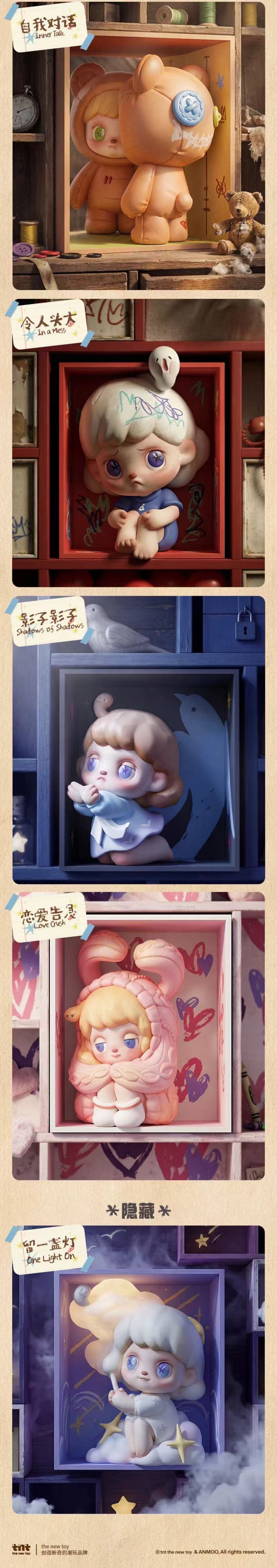 POPMART,Labubu,Babythree,CryingBaby,DIMOO,MOLLY,The Monsters,Skullpanda,Mokoko,zimomo,Sonny Angel,Sanrio ,disney,miniso,Pokemon,Liila cat,Blind Box