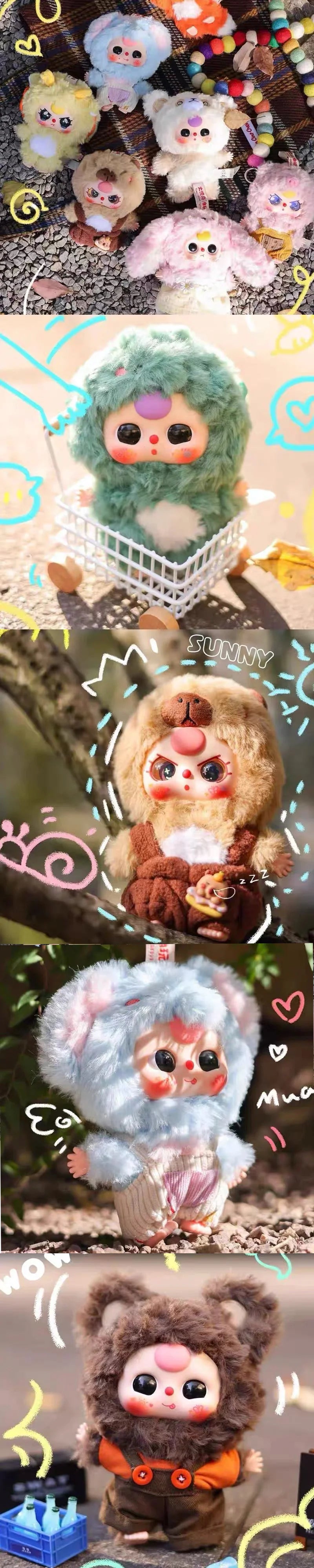 POPMART,Labubu,Babythree,CryingBaby,DIMOO,MOLLY,The Monsters,Skullpanda,Mokoko,zimomo,Sonny Angel,Sanrio ,disney,miniso,Pokemon,Liila cat,Blind Box