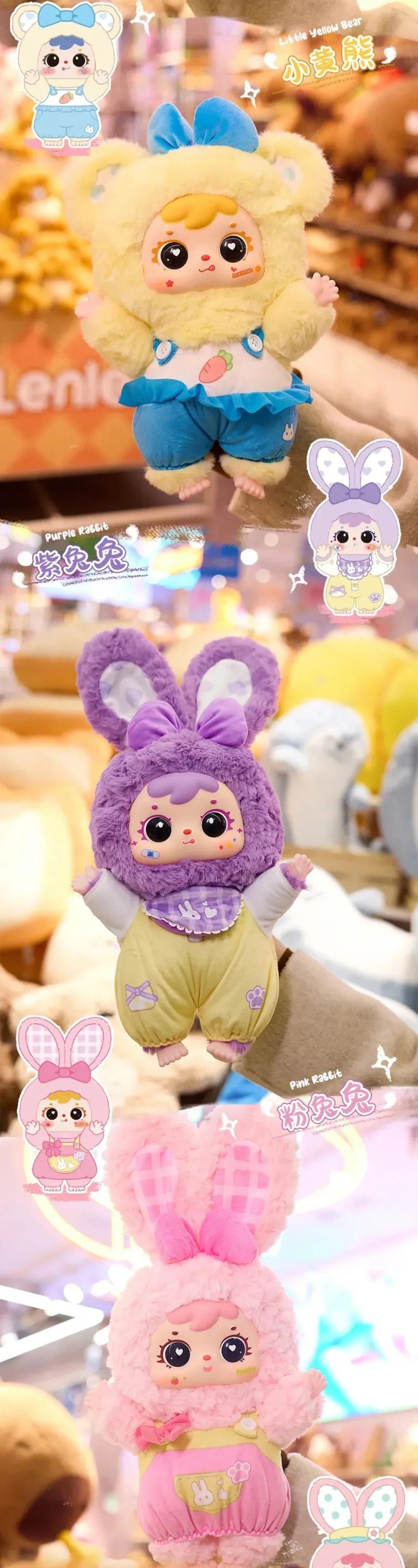 POPMART,Labubu,Babythree,CryingBaby,DIMOO,MOLLY,The Monsters,Skullpanda,Mokoko,zimomo,Sonny Angel,Sanrio ,disney,miniso,Pokemon,Liila cat,Blind Box
