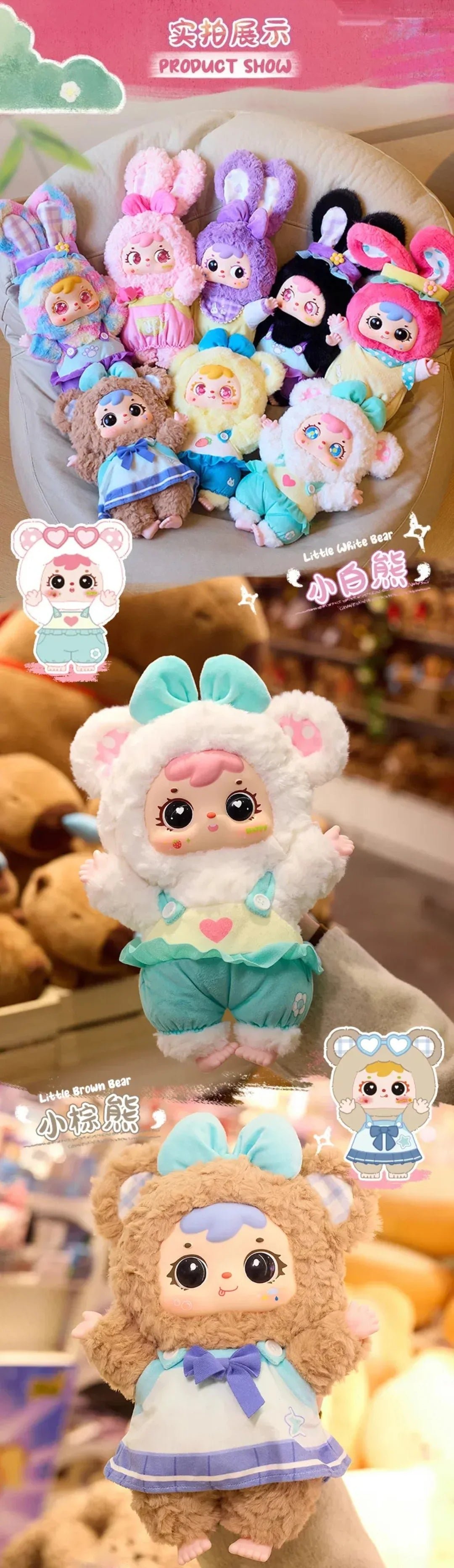 POPMART,Labubu,Babythree,CryingBaby,DIMOO,MOLLY,The Monsters,Skullpanda,Mokoko,zimomo,Sonny Angel,Sanrio ,disney,miniso,Pokemon,Liila cat,Blind Box
