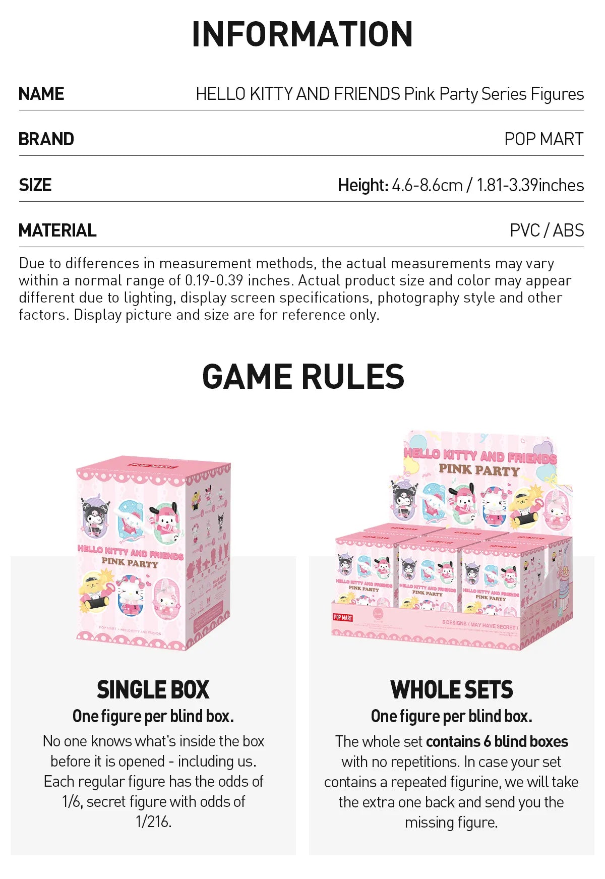 POPMART,Labubu,Babythree,CryingBaby,DIMOO,MOLLY,The Monsters,Skullpanda,Mokoko,zimomo,Sonny Angel,Sanrio ,disney,miniso,Pokemon,Liila cat,Blind Box